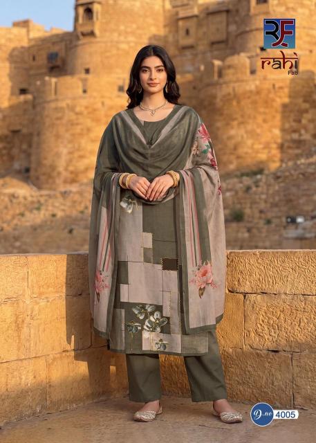 Rahi fab rising gold vol 4 dress materials wholesale